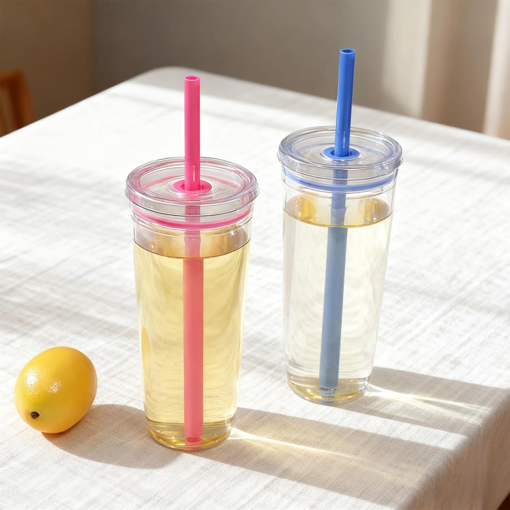 Coffee Tea Tumbler - Copo de palha portátil 20oz copo