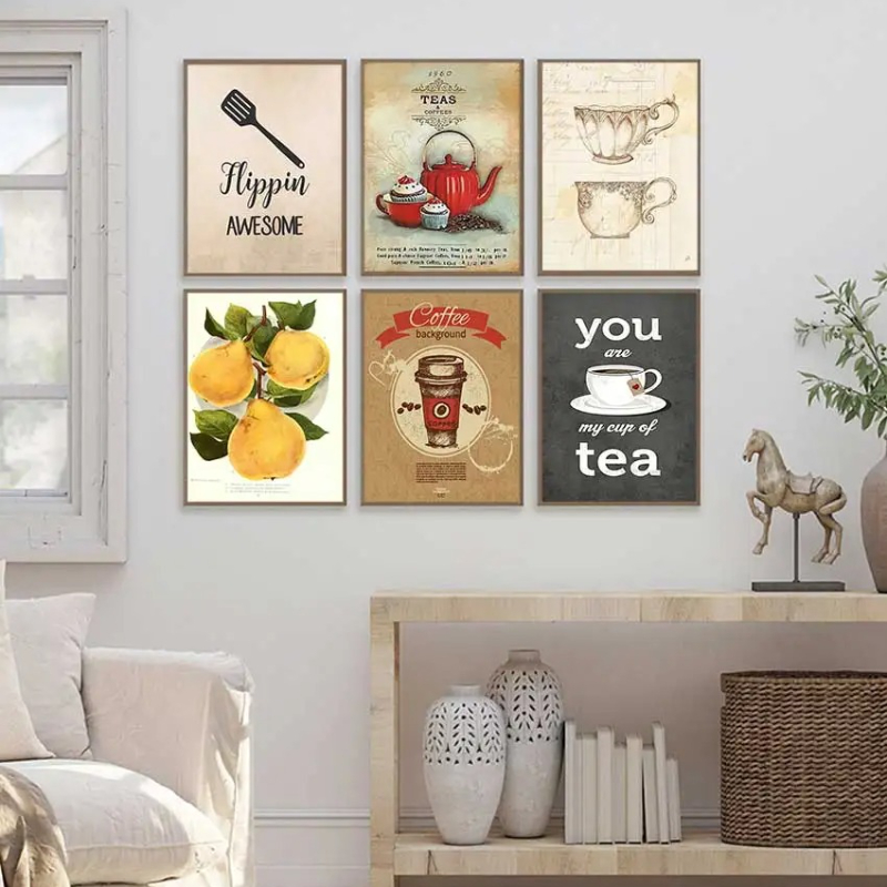 Coffee Tea Hot - Pôsteres e Impressões Vintage de Café