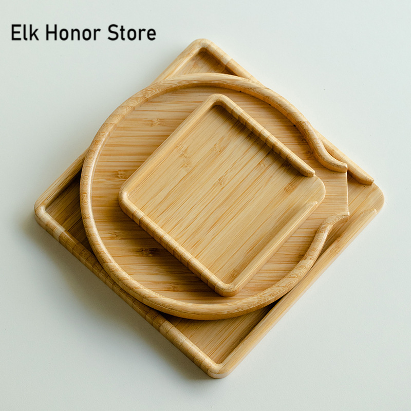 Bamboo Tea Tray - Bandeja De Comida De Bambu Chinês,