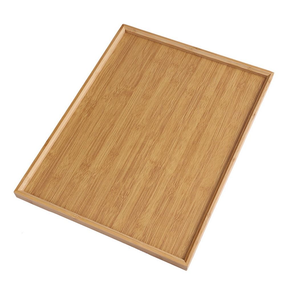 Bamboo Tea Tray - Bandeja Decorativa de Bambu Natural, Bandeja