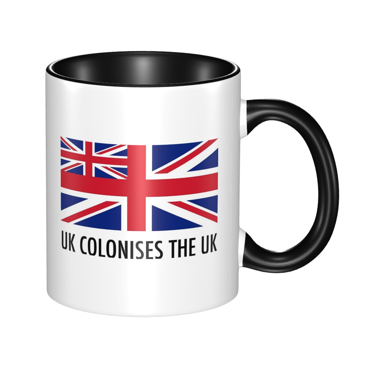 Coffee Tea Uk - Caneca com bandeira do Reino Unido,