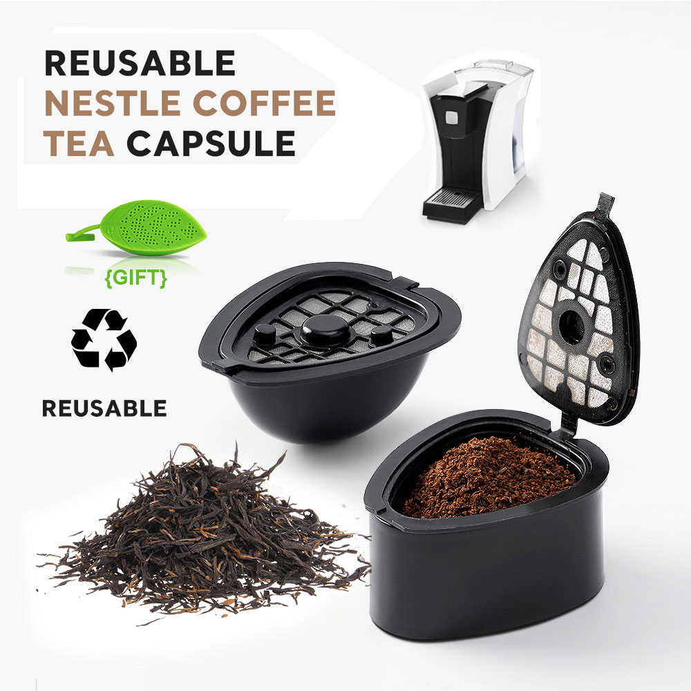 Coffee Tea Machine For Home - Cápsula de chá Nestlé reutilizável para