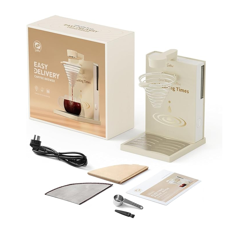 Coffee Tea Machine For Home - ICafilas Portátil Dobrável Elétrica Despeje Sobre