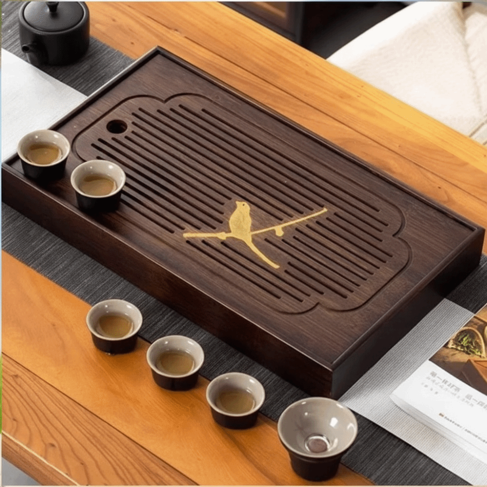 Bamboo Tea Tray - Bandeja de Chá Chinesa de Bambu
