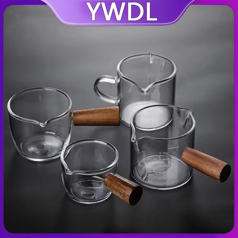 Coffee Tea Tumbler - 50-250ml alça de madeira copo de