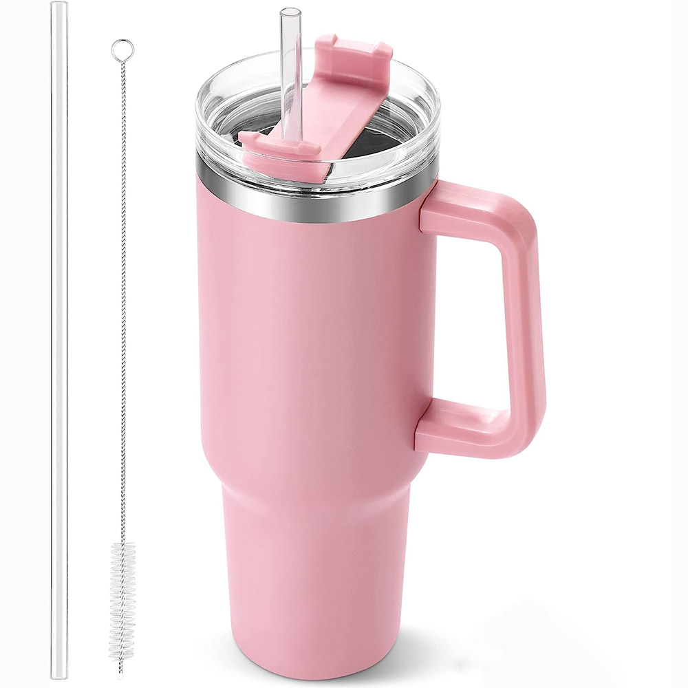 Coffee Tea Tumbler - Copo de 40 onças com alça