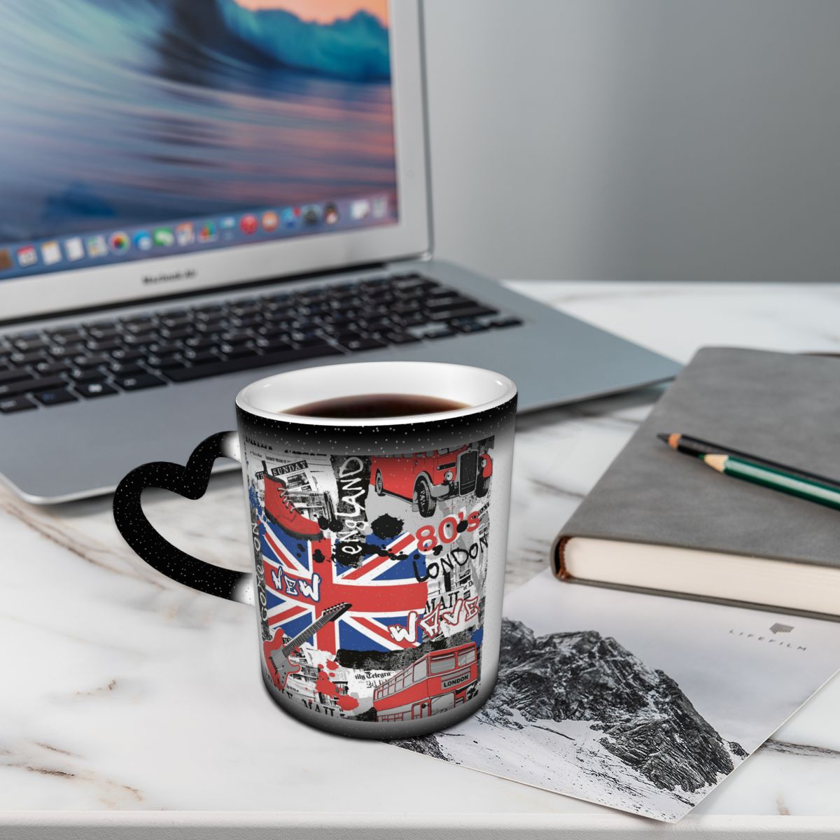 Caneca com bandeira do Reino U - Coffee Tea Uk avaliação e preço