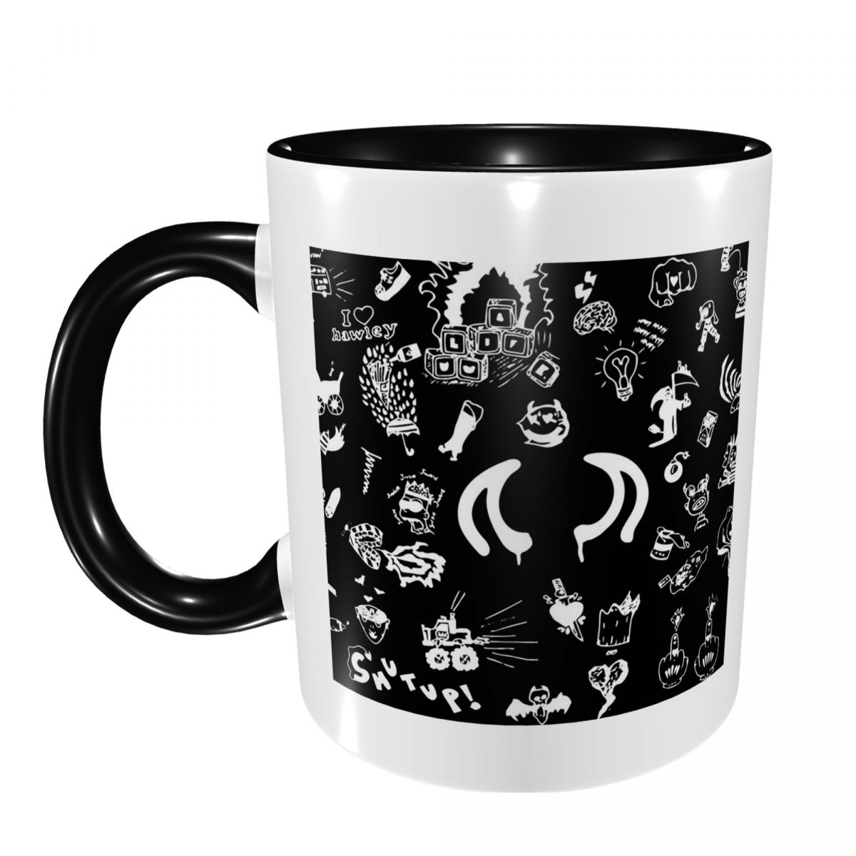 Caneca de Cerâmica Engraçada c - Coffee Tea Drawing avaliação e preço