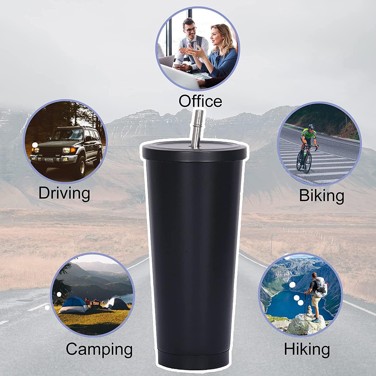 Copo Térmico de 750ml com Dupl - Coffee Tea Tumbler avaliação e preço