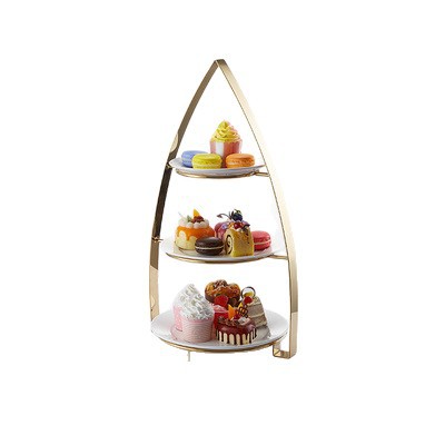Suporte de três camadas para l - Coffee Tea Break avaliação e preço