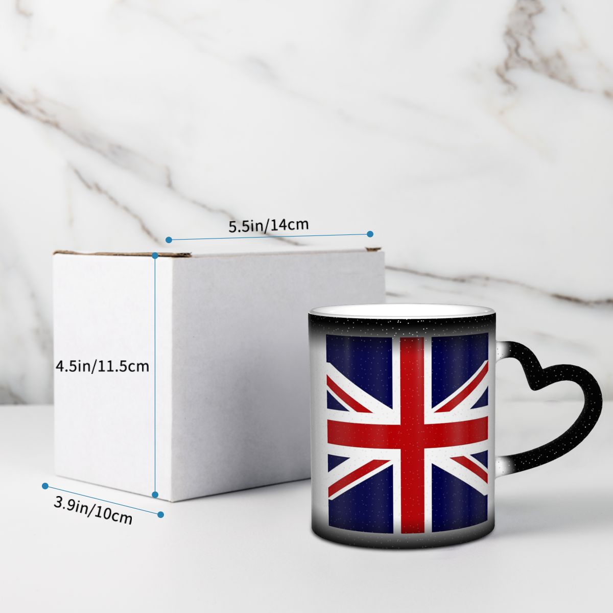 Caneca com a Bandeira Union Ja - Coffee Tea Uk avaliação e preço