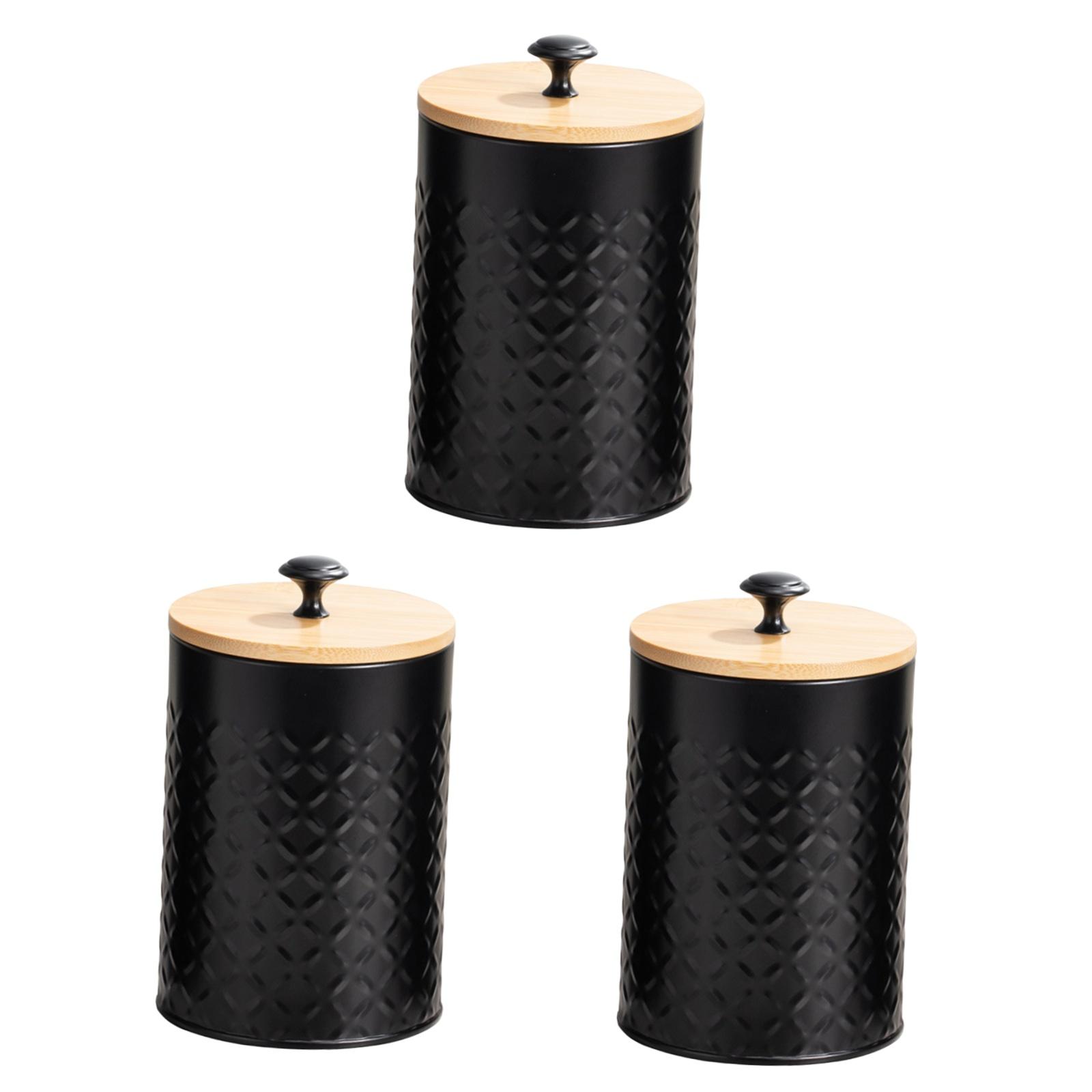 Conjunto de 3 Recipientes para - Coffee Tea Sugar Container Set avaliação e preço