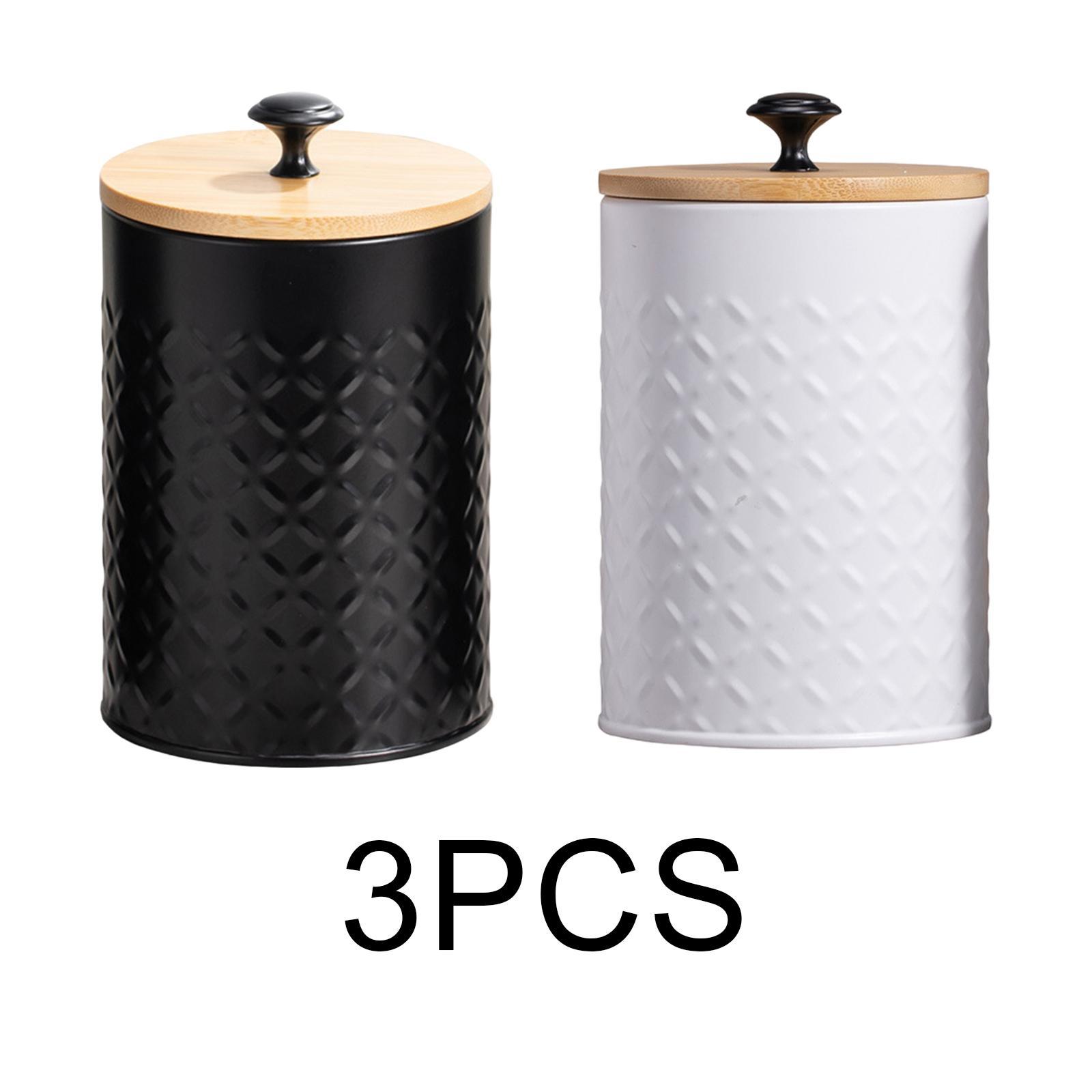 Conjunto de 3 Recipientes para - Coffee Tea Sugar Container Set avaliação e preço