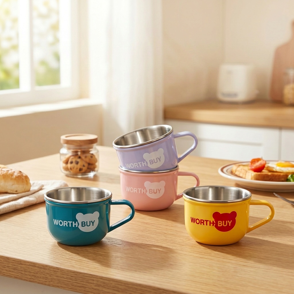 Caneca de Café Fofa em Aço Ino - Coffee Tea Tumbler avaliação e preço