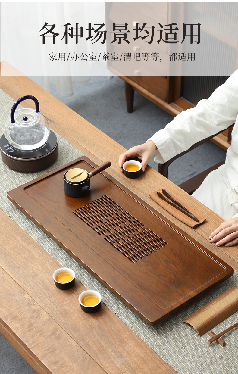 Estilo simples nan flor de bam - Bamboo Tea Tray avaliação e preço