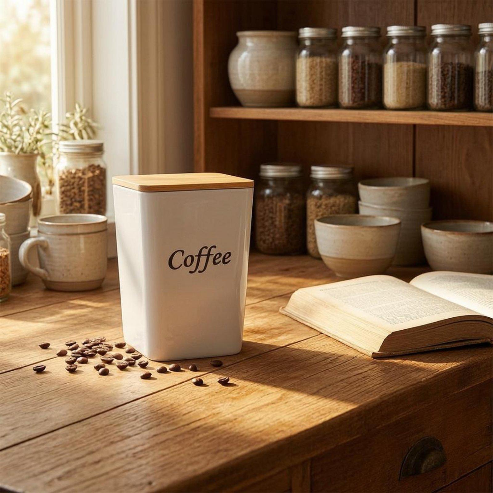 Conjunto de Recipientes de Met - Coffee Tea Sugar Container Set avaliação e preço
