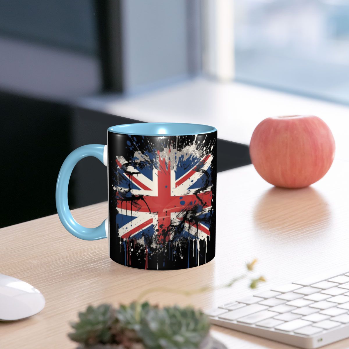 Caneca com bandeira do Reino U - Coffee Tea Uk avaliação e preço