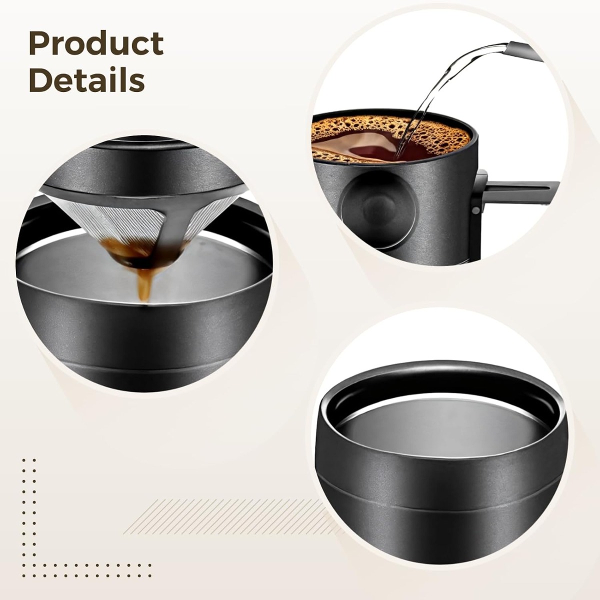 Caneca de Café em Aço Inoxidáv - Coffee Tea Tumbler avaliação e preço