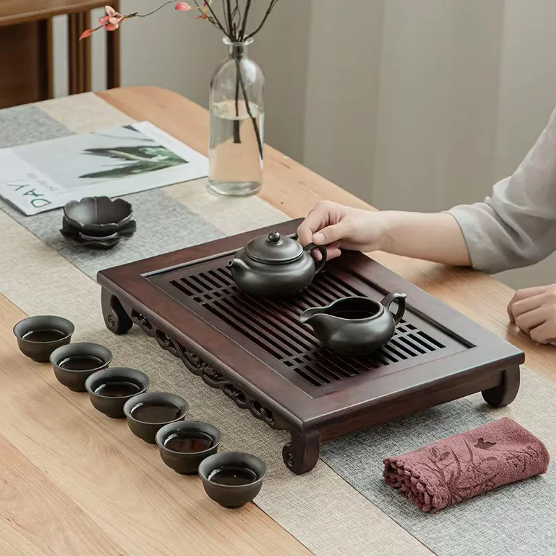 Bandeja De Chá De Bambu Natura - Bamboo Tea Tray avaliação e preço