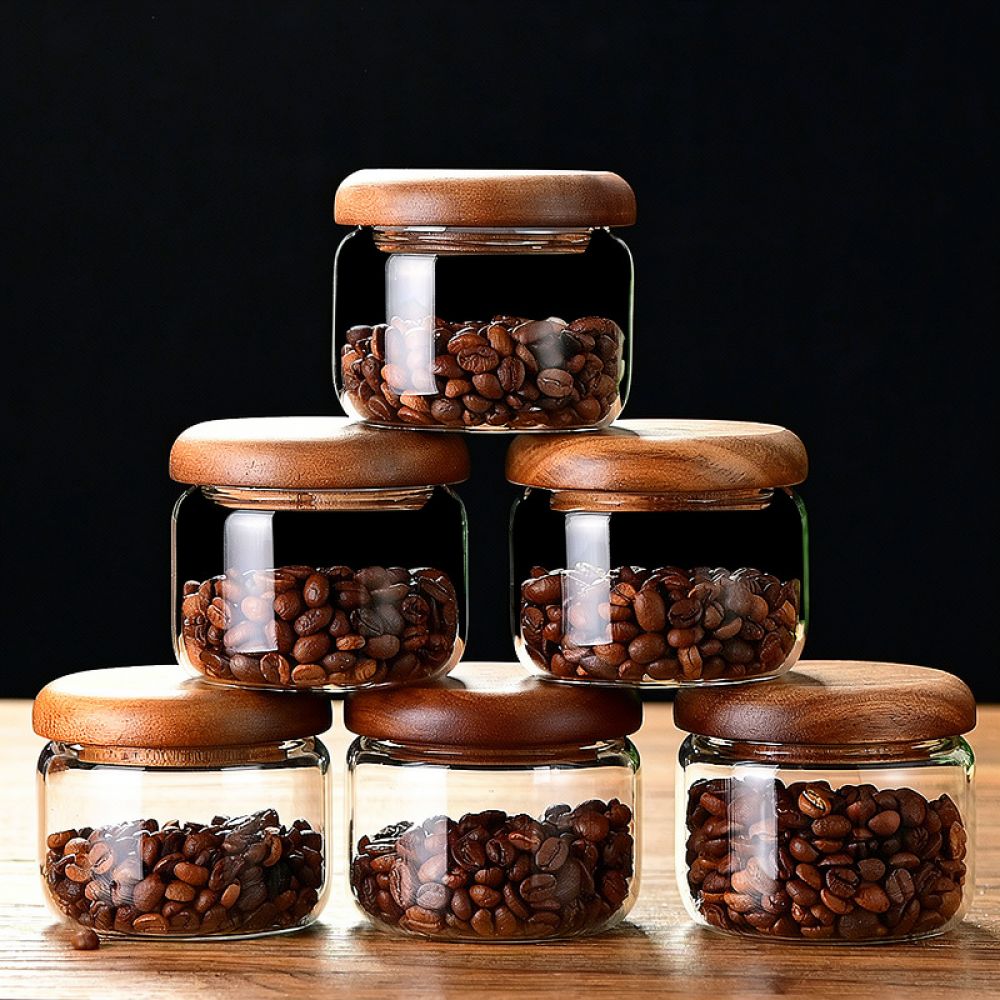 Frasco de vidro decorativo com - Coffee Tea Sugar Container Set avaliação e preço