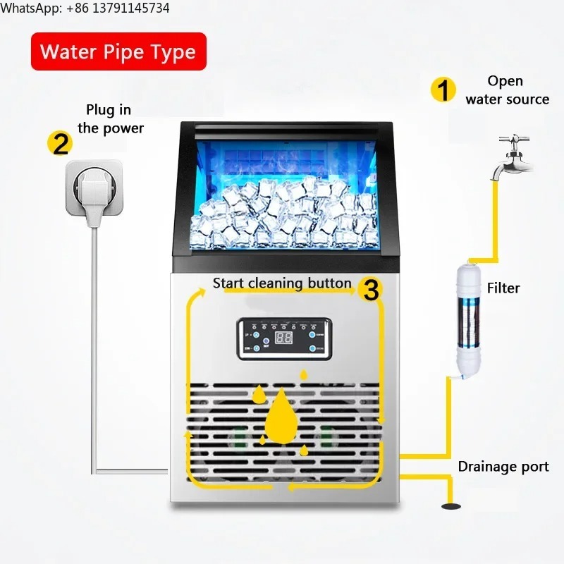 Máquina de Fazer Gelo 60FF 60k - Coffee Tea Machine For Home avaliação e preço
