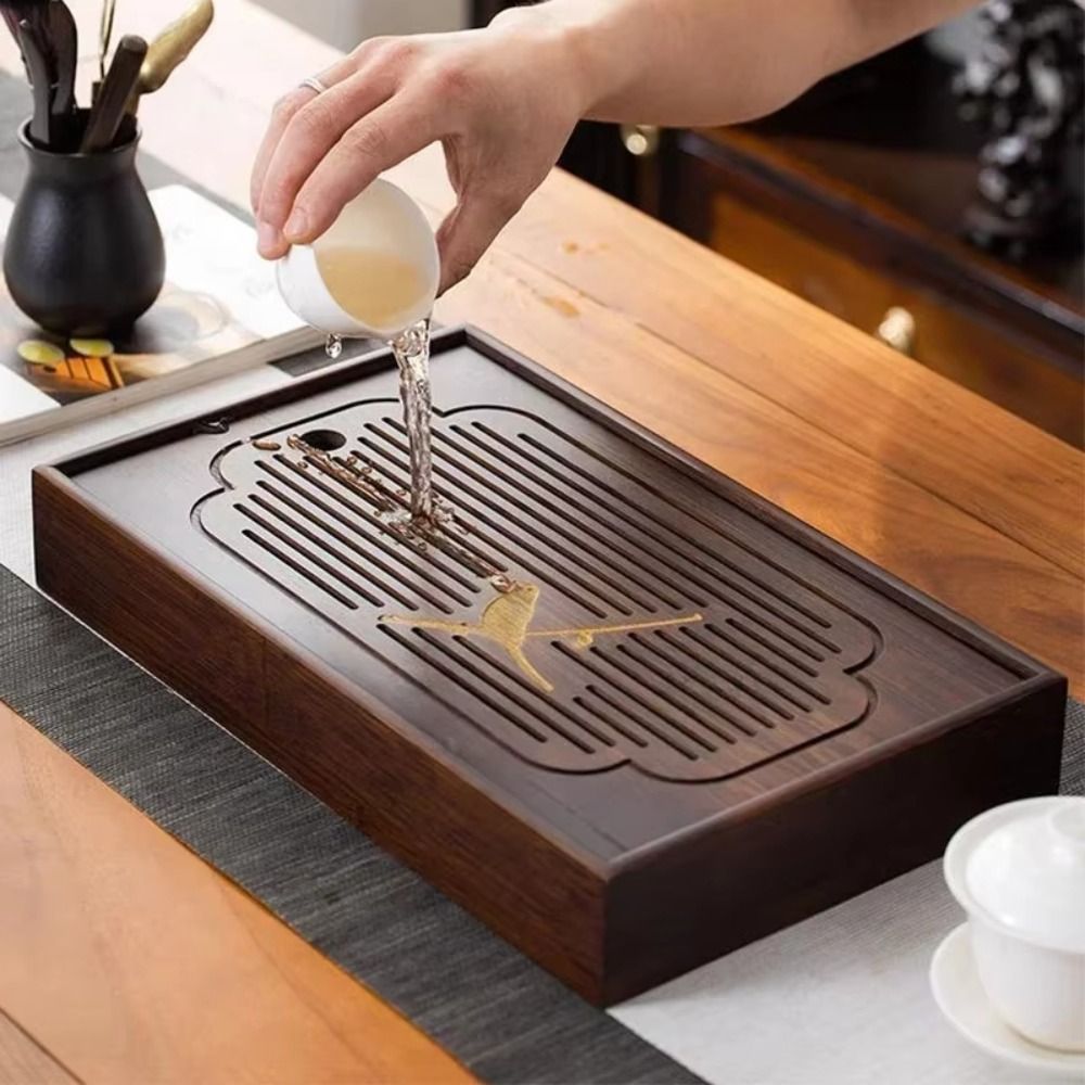Bandeja de Chá Chinesa de Bamb - Bamboo Tea Tray avaliação e preço