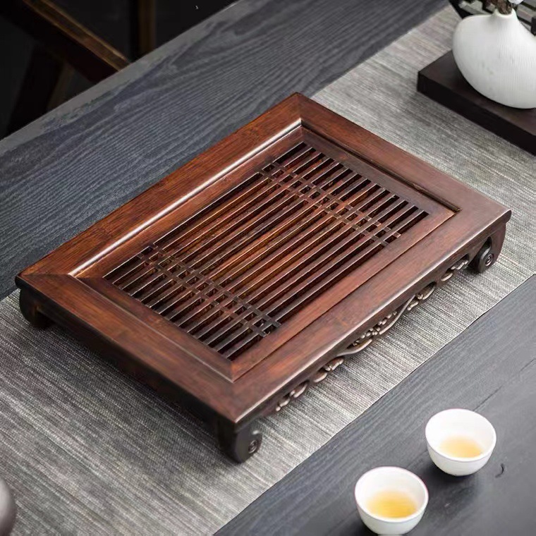 Conjunto de Chá de Madeira com - Bamboo Tea Tray avaliação e preço