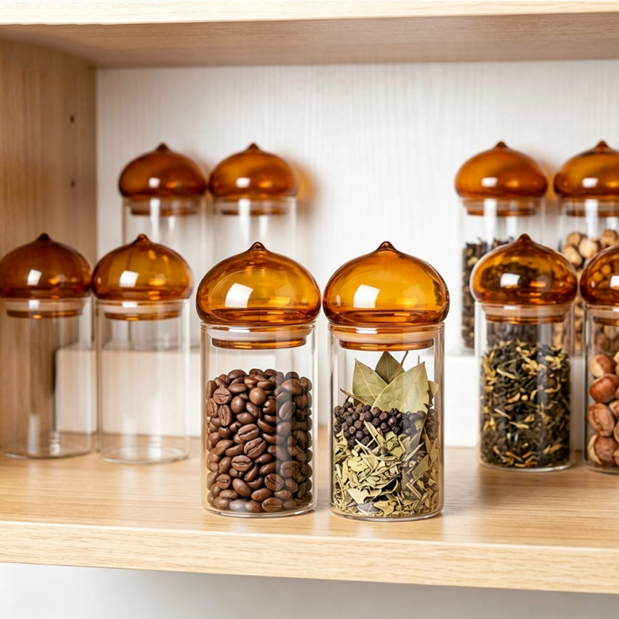Pote de Armazenamento de Vidro - Coffee Bean And Tea Leaf avaliação e preço