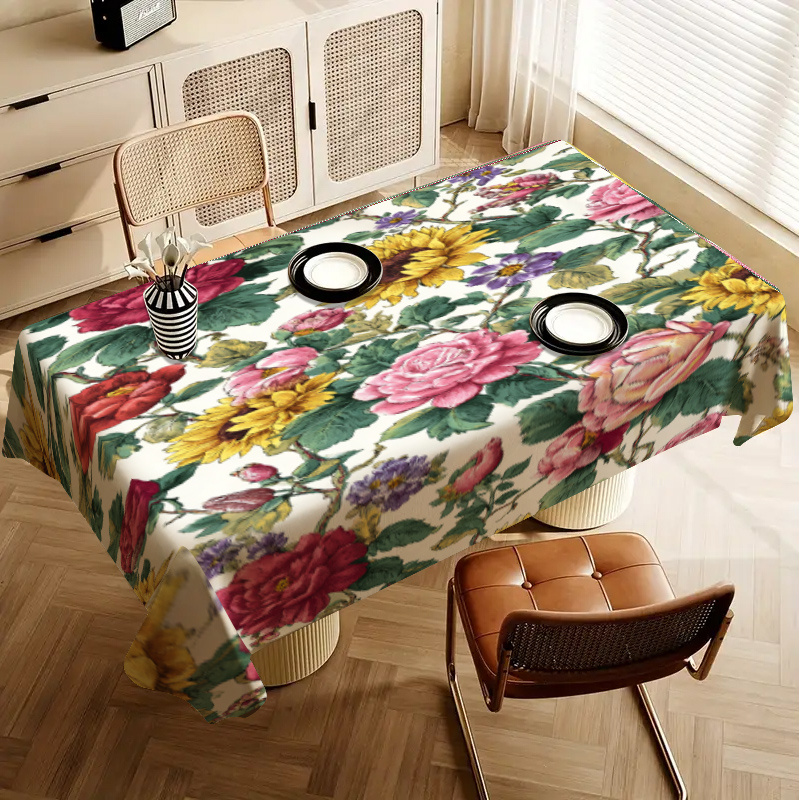1 peça de toalha de mesa com p - Coffee Tea Machine For Home avaliação e preço