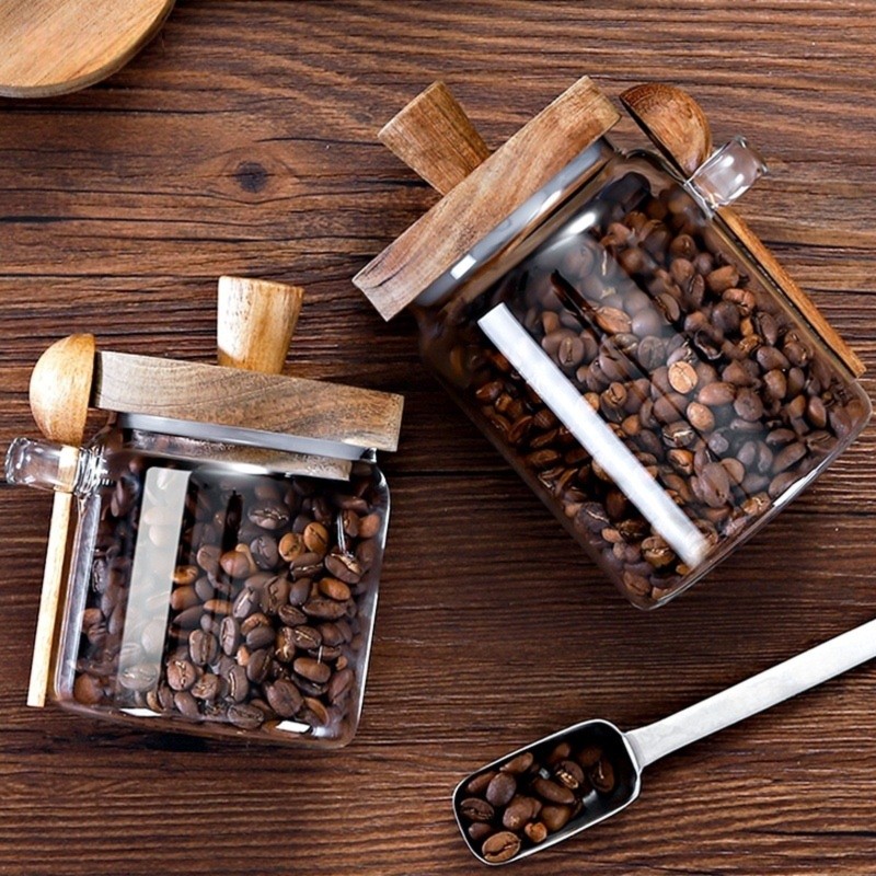Conjunto de potes de vidro THI - Coffee Tea Sugar Container Set avaliação e preço